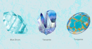 December Birthstones Birthstone Meanings Powers Zircon Tanzanite