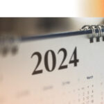 A calendar for 2024; it is not turned to a specific month, just displaying the year.