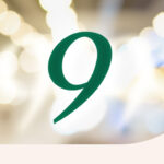 A blog with the 2025 numerology number, 9, over a series of lights.