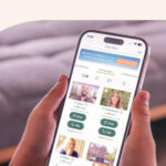 A person looking at psychics on their phone