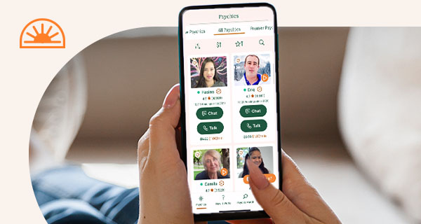 Someone using the California Psychics to choose a psychic.